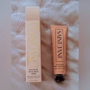 Saint Jane Rich Rescue Phyto-Mucin Cream - Peach and Black